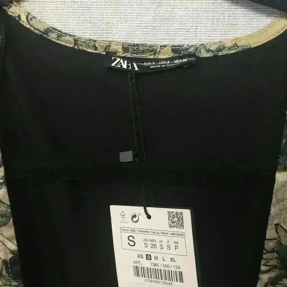 NWT Zara Printed Wrap Robe - Picture 14 of 15